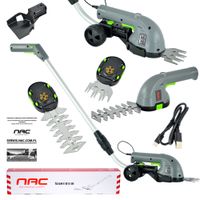 NOŻYCE AKUMULATOROWE DO TRAWY I KRZEWÓW NAC Z DODATKOWĄ RĄCZKĄ 1.5 Ah 3,6 V