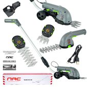 NOŻYCE AKUMULATOROWE DO TRAWY I KRZEWÓW NAC Z DODATKOWĄ RĄCZKĄ 1.5 Ah 3,6 V