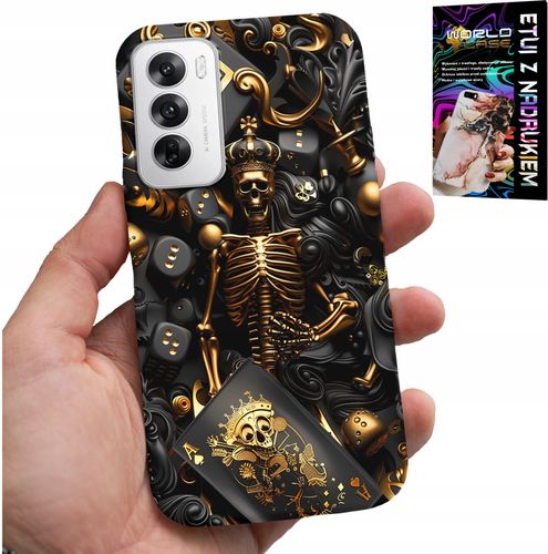 ETUI DO OPPO RENO12 5G - KRÓL POKER KOŚCI AS WZORY DLA MEN +FOLIA na Arena.pl