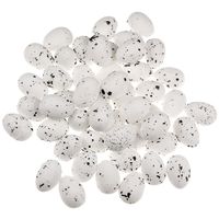 Jajka styropianowe nakrapiane 36 szt JAJKO JAJECZKA 3 cm białe