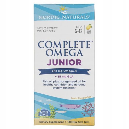 Nordic Naturals Complete Omega Junior 180 kapsułek na Arena.pl