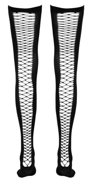 Thigh-High Net Stockings M/L zdjęcie 7