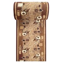 Chodnik BCF Alfa 11 - brązowy - 60 - 120cm brązowy 100 cm