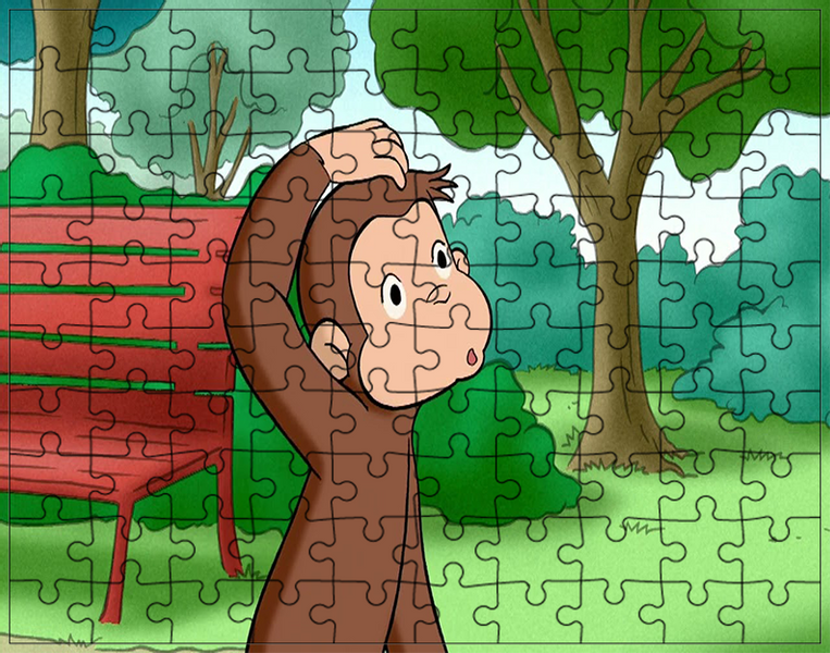 Puzzle Ciekawski George zdjęcie 1