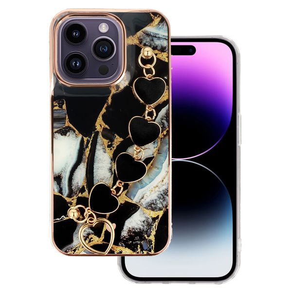 Trend Case do Iphone 14 Plus wzór 1 czarny zdjęcie 1