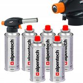 PALNIK GAZOWY + 6 x GAZ KARTUSZ OPALARKA KUCHENNA LUTLAMPA LUTOWNICA