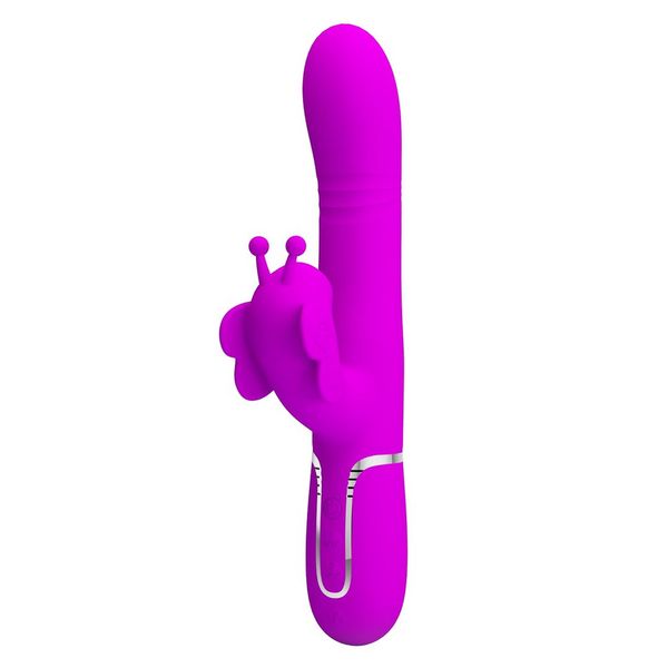 Pretty Love Butterfly Clit Vibrator Pink zdjęcie 3