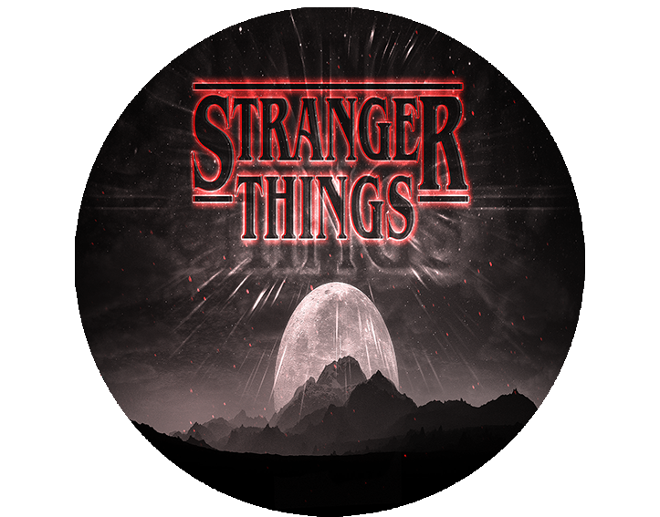 Opłatek na tort Stranger Things zdjęcie 1