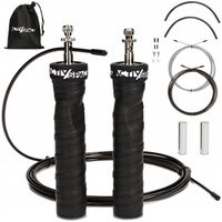 SKAKANKA BOKSERSKA CROSSFIT Z OBCIĄŻENIEM REGULOWANA Z ŁOŻYSKAMI