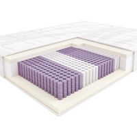 Materac 90x200 Makarena HILDING Elips średnio-twardy sprężynowy