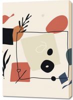 Obraz 70x100cm Abstrakcyjny Dialog