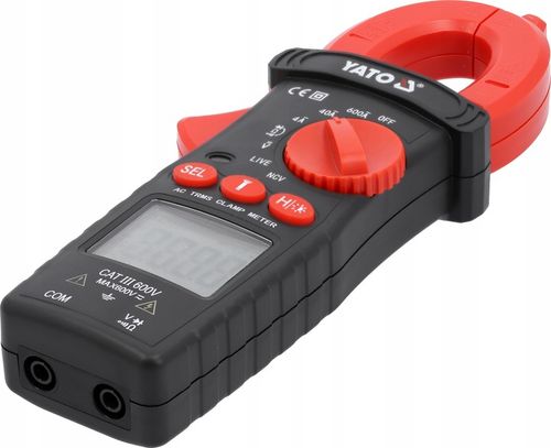 YATO MIERNIK CĘGOWY UNIWERSALNY TRUE RMS 600A A.C. AUTOMATYCZNY ZAKRES na Arena.pl