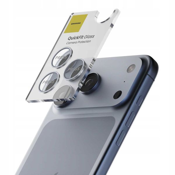 Spacecase Quickfit Camera Iphone 17 Pro / 17 Pro Max Blue zdjęcie 3