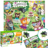 Puzzle ”Kocie Wakacje” 30 Elementów Układanka Kolorowa Zestaw Kotki 300417
