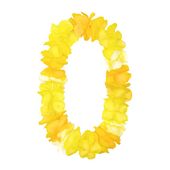 Naszyjnik hawajski żółty, 115 cm