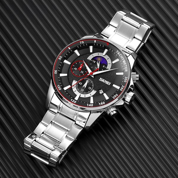 zegarek męski skmei 9250sibk + box zdjęcie 7