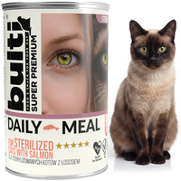 BULTI Daily Meal Sterilized mokra karma dla kota Łosoś z Kurczakiem 400g