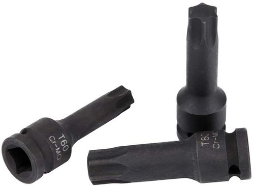 KLUCZE WPUSTOWE TRZPIENIOWE UDAROWE TORX 1/2 T30-T80 NASADKI 78 MM 8 EL na Arena.pl