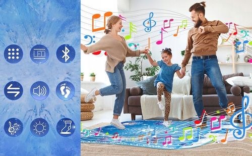 INTERAKTYWNA DUŻA MATA MUZYCZNA GRA MATA TANECZNA Z 5 TRYBAMI GRY 91.5cm na Arena.pl