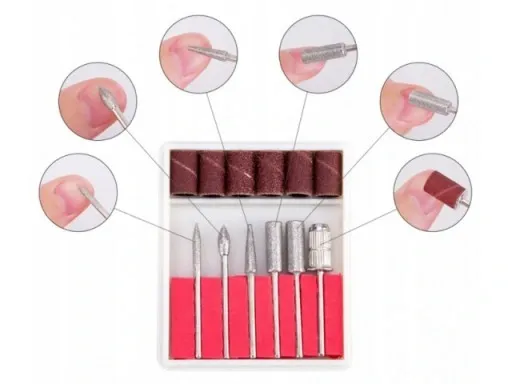 FREZARKA DO MANICURE MOCNA 80W + FREZ CERAMICZNY zdjęcie 5