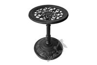 MINI STOLIK H14 - NISKI Z BLATEM KWIATOWYM ŻELIWNY