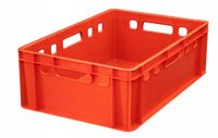 Skrzynka E2 - 600x400x200mm Czerwona
