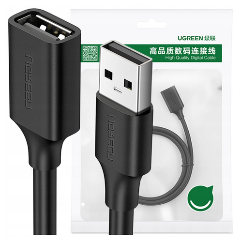 kabel usb 2.0 przedłużający ugreen us103 0.5m (czarny) na Arena.pl