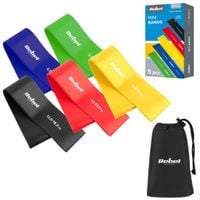 Zestaw Gum do Ćwiczeń Mini Band Rebel Active 5szt Lateksowe Fitness 2,3-18kg