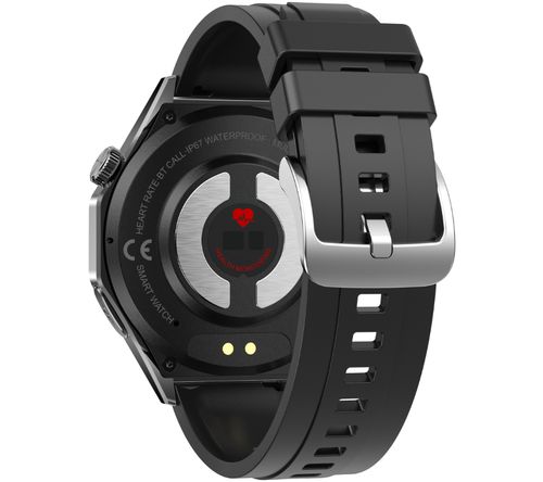 SMARTWATCH męski Rubicon F38 black/black silicon PROF na Arena.pl