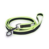 Smycz amortyzująca do pasa joggingowego neon 1,3 m
