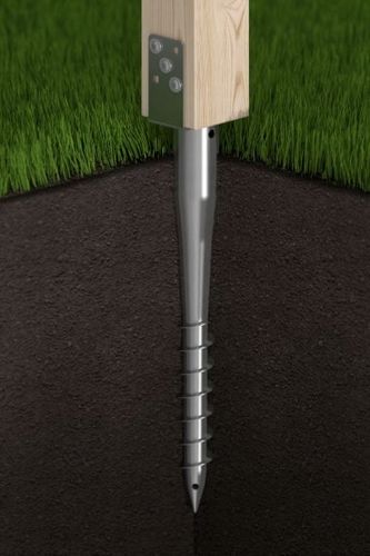 Podstawa słupa - wkręcana do ziemi - PWU 70x685x1,8 na Arena.pl