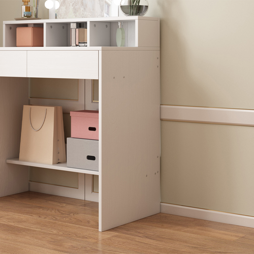 TOALETKA DO MAKIJAŻU WIZAŻU KOSMETYCZNA Z LUSTREM LED NOWOCZESNA 80 CM LOFT na Arena.pl