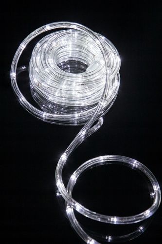 WĄŻ ŚWIETLNY 480 LED LAMPKI CHOINKOWE GIRLANDA 20 M BIAŁY ZIMNY zew / wew na Arena.pl