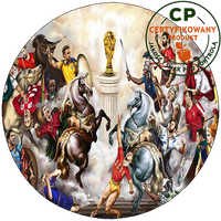 Opłatek na tort Neymar Ronaldo Messi - dla fana