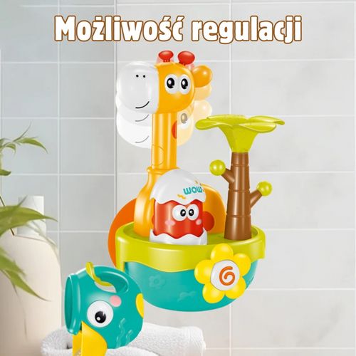 WOOPIE BABY Zabawka do Kąpieli Żyrafa z Lejkiem na Przyssawke na Arena.pl