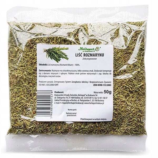 Liście rozmarynu Herbapol Kraków 50g zdjęcie 1