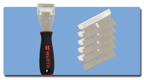 Skrobak do Szyb Farb Silikonu dodatkowe ostrza 6sz na Arena.pl