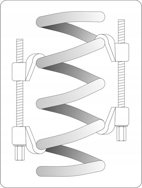 ŚCIĄGACZ DO SPRĘŻYN 82x355 2SZT KUTY zdjęcie 10