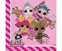 Serwetki papierowe LOL Glitterati Surprise, 20 szt.