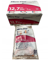 Strzykawki insulinowe 1 ml EMBECTA Micro-Fine z igłą G29 0,33x12,7mm 100szt