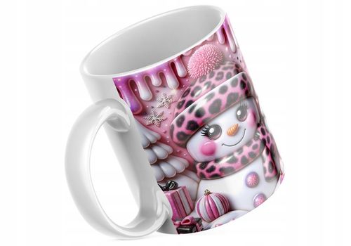 Świąteczny Kubek 3D Bałwanek - Idealny Na Prezent - NOWOŚĆ - HIT Bałwanek na Arena.pl