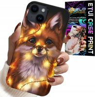 ETUI DO IPHONE 13 - SŁODKI LISEK ZWIERZĘTA LEŚNE CASE +SZKŁO