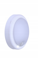 PLAFON Z CZUJNIKIEM RUCHU PILA 18CM LED 15W 1400LM 4000K IP54 BIAŁY WL007C