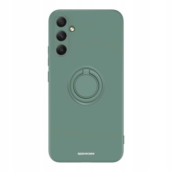 Spacecase Silicone Ring Galaxy A34 5G Dark Green zdjęcie 7