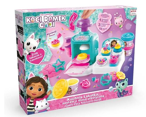 ZESTAW KREATYWNY KUCHNIA ŁAKOTKA KOCI DOMEK GABI GABBY MASA PLASTYCZNA EPEE na Arena.pl