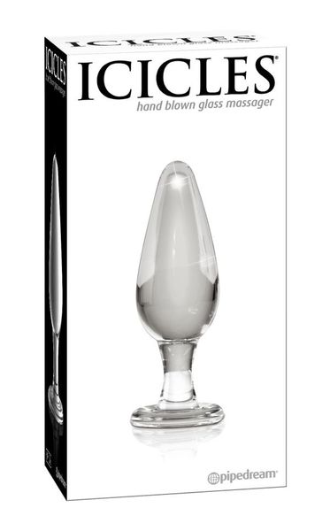Icicles No. 26 Szklany korek analny zdjęcie 1