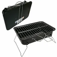 Grill walizka piknikowy turystyczny przenośny składany węglowy stalowy