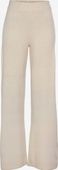 LASCANA Szeroka nogawka Spodnie w kolorze Kremowy