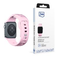 38/40/41/42 mm powder pink (small) - 3mk silicone watch strap for