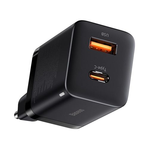 BASEUS SZYBKA ŁADOWARKA SIECIOWA DO TELEFONU 2X USB USB-C 30W PD AFC QC 3.0 na Arena.pl